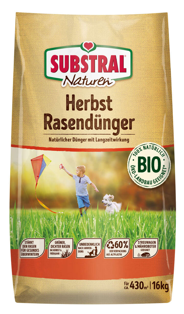 SUBSTRAL Naturen BIO Herbst Rasendünger